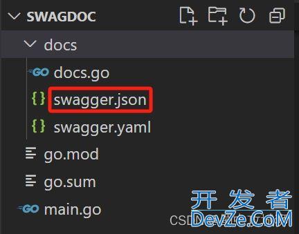 Golang使用Swag搭建api文档的全过程