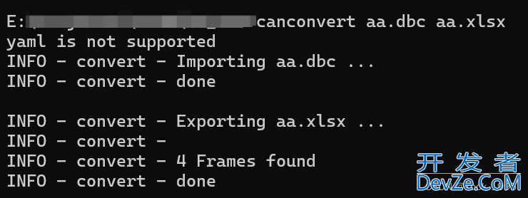 Python中canmatrix解析dbc文件应用常见示例