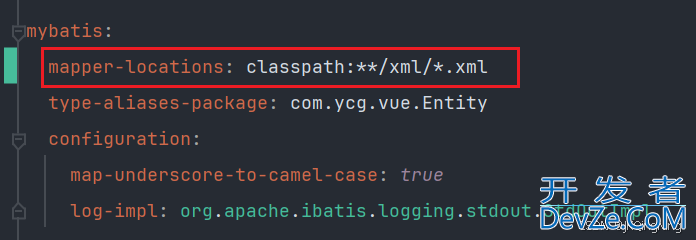 修改SpringBoot 中MyBatis的mapper.xml文件位置的过程详解