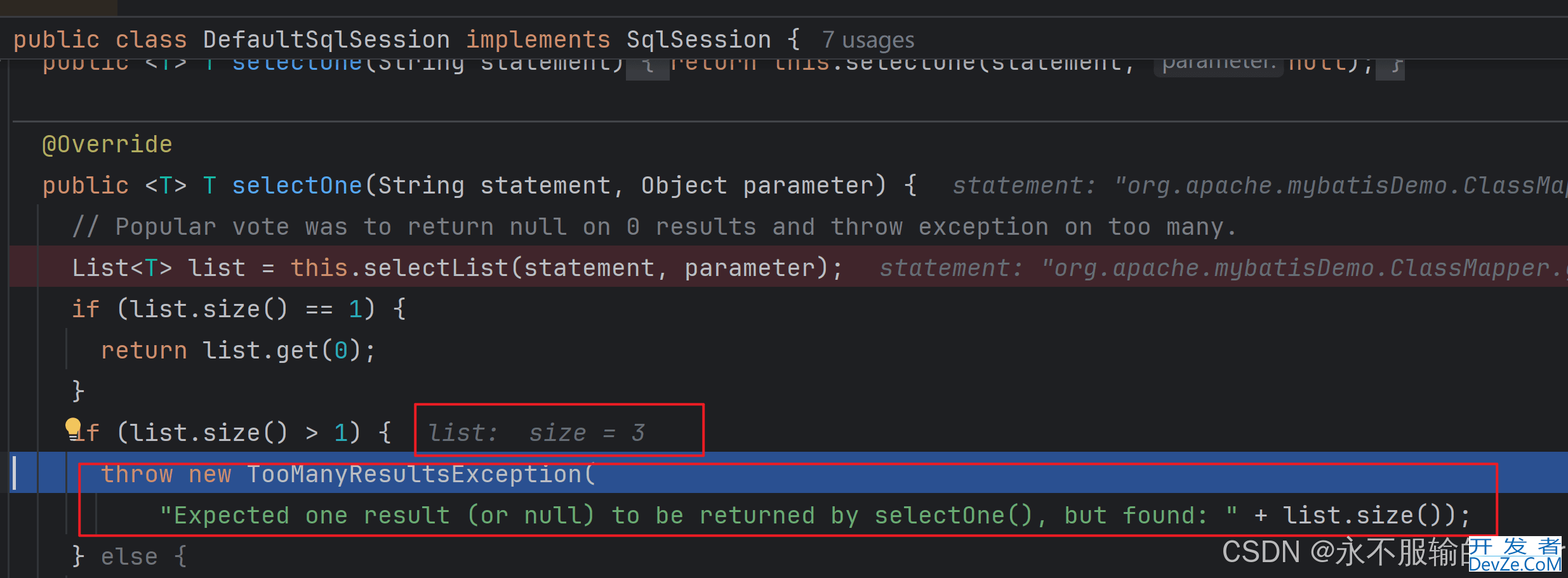 MyBatis嵌套查询collection报错:org.apache.ibatis.exceptions.TooManyResultsException