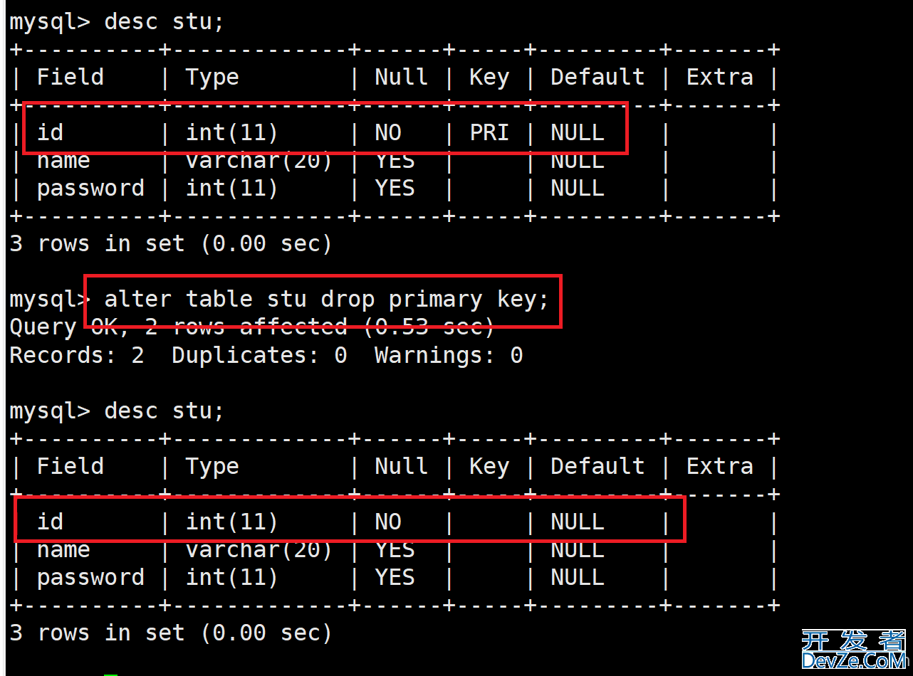 MySQL数据库之表的约束图文详解