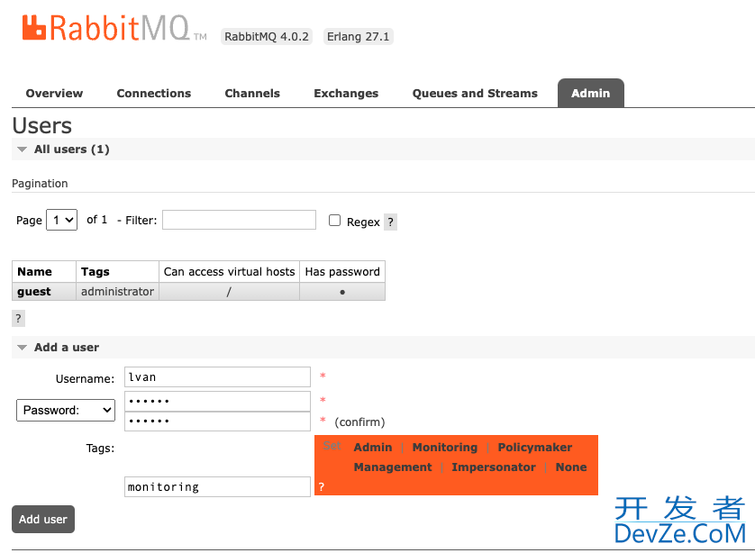 java中brew安装rabbitmq以及简单实例
