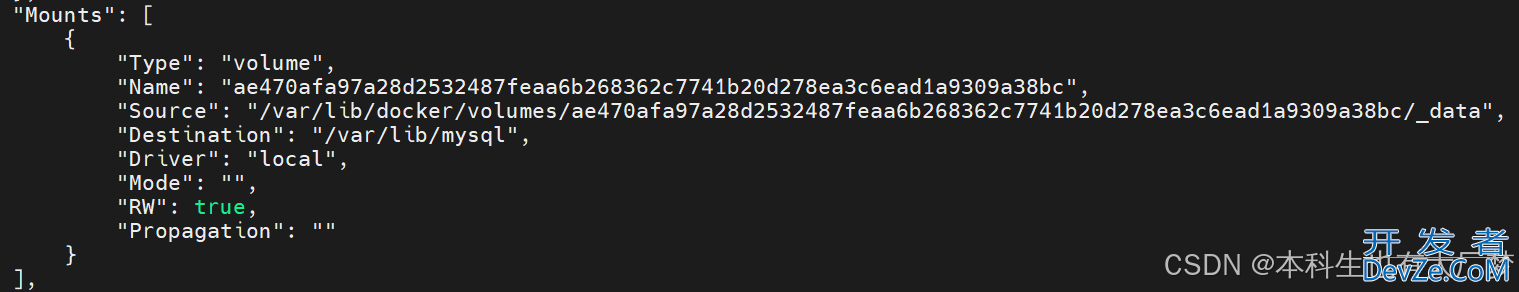 docker安装mysql并实现数据卷挂载的示例代码