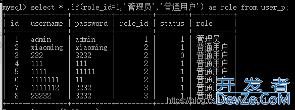 MySQL分支和循环结构方式