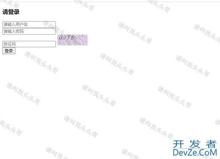 Spring Security图形验证码的实现代码