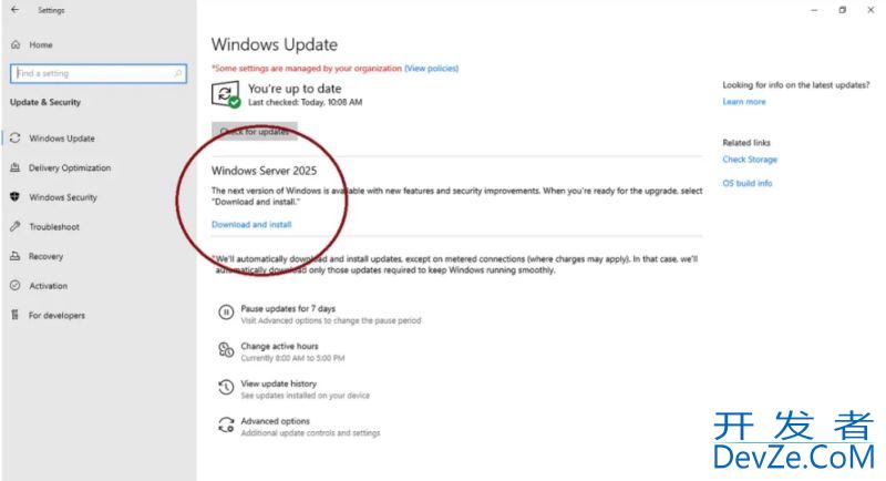 Windows Server 更新出乱：2022就地自动升级为2025