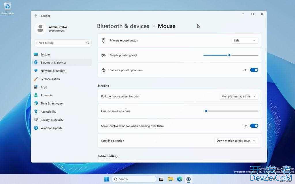 淘汰控制面板! Windows Server 26376 预览版迁移鼠标选项至设置
