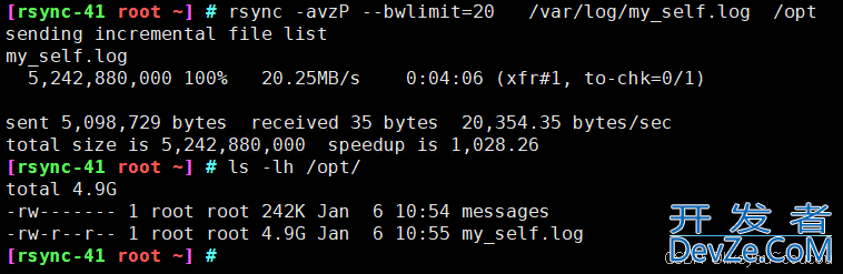 Linux中rsync命令使用方式