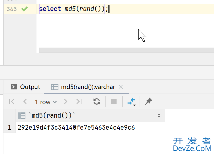 MySQL rand()函数、rand(n)、生成不重复随机数