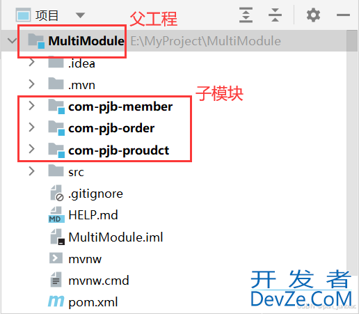 IDEA使用Maven创建父与子多模块项目的图文教程