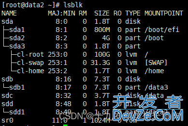 Linux服务器挂载新硬盘方式