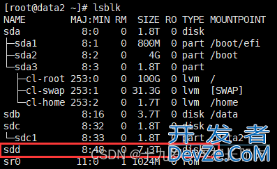 Linux服务器挂载新硬盘方式