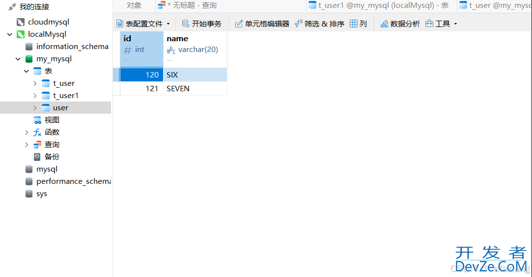 mysql 自增长约束(auto_increment)的使用