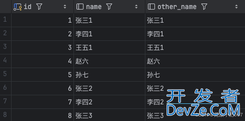 Mysql中如何实现两列的值互换