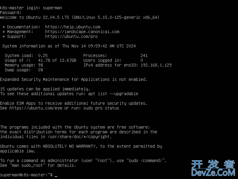 Ubuntu Server 22.04.5 入门篇：详尽安装部署指南