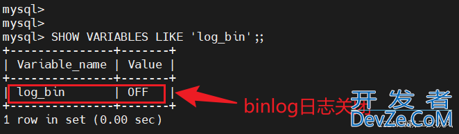 MySQL使用binlog日志恢复数据的方法步骤