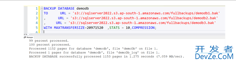 SQL Server 2022新功能之如何将数据库备份到S3兼容的对象存储