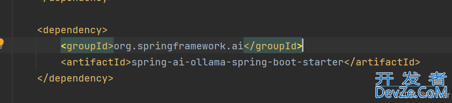 springAI结合ollama简单实现小结