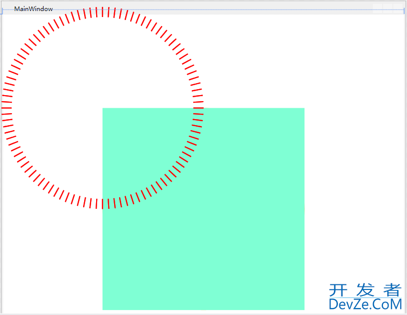 WPF如何在圆形上优雅地添加刻度线
