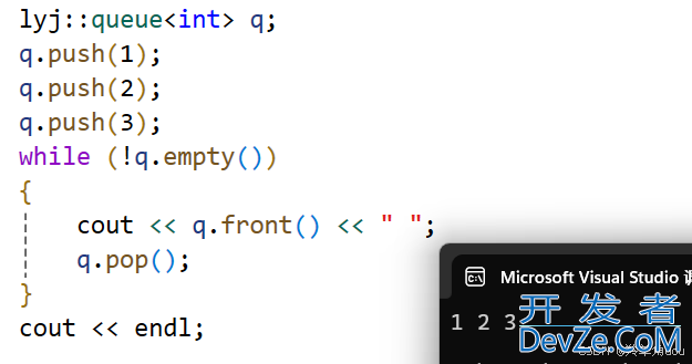 C++使用适配器模式模拟实现栈和队列