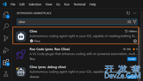 使用Cline+deepseek实现VsCode自动化编程