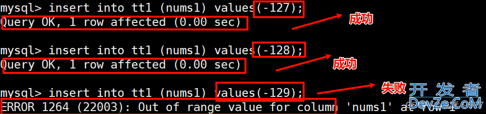 Mysql中的数据类型用法及解读