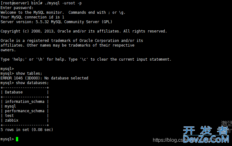 解决MySQL启动常见错误:ERROR 2002(HY000) Can‘t connect to local MySQL server through socket‘tmp问题