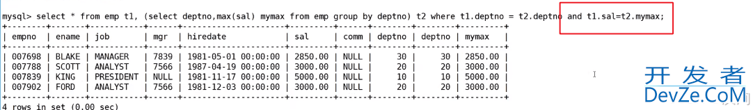 MySQL中实现多表查询的操作方法(配sql+实操图+案例巩固 通俗易懂版)