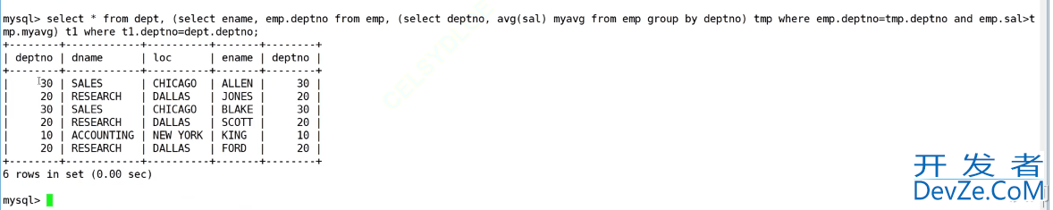 MySQL中实现多表查询的操作方法(配sql+实操图+案例巩固 通俗易懂版)