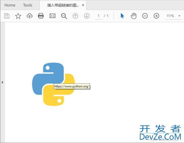 使用Python给PDF添加文本超链接和图片超链接