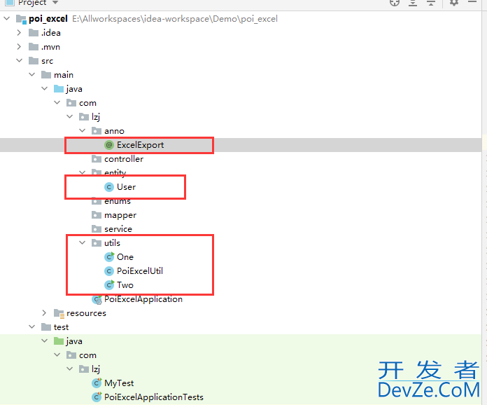 java中使用POI生成Excel并导出过程