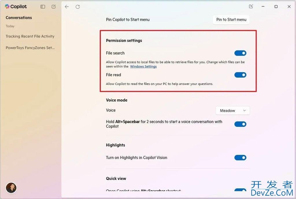 Win11如何使用 Copilot AI 搜索文件/分享屏幕?