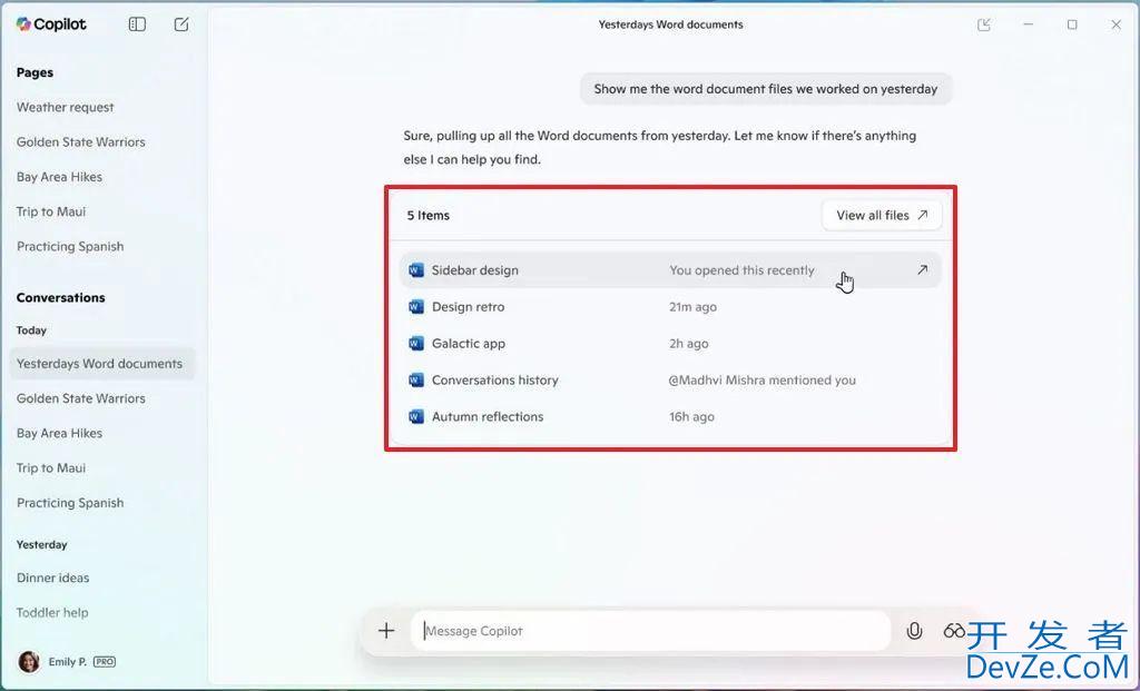 Win11如何使用 Copilot AI 搜索文件/分享屏幕?