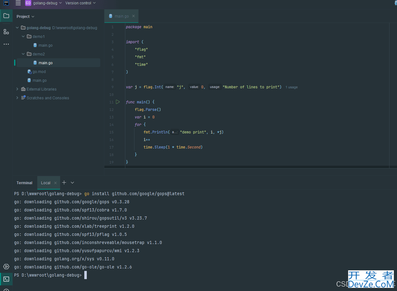 golang debug调试的实现