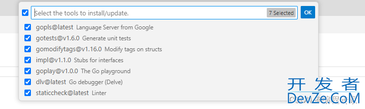 vscode 通过Go:Install/Update Tools命令安装失败的问题解决
