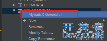 代码生成器MyBatisX:自动生成代码方式