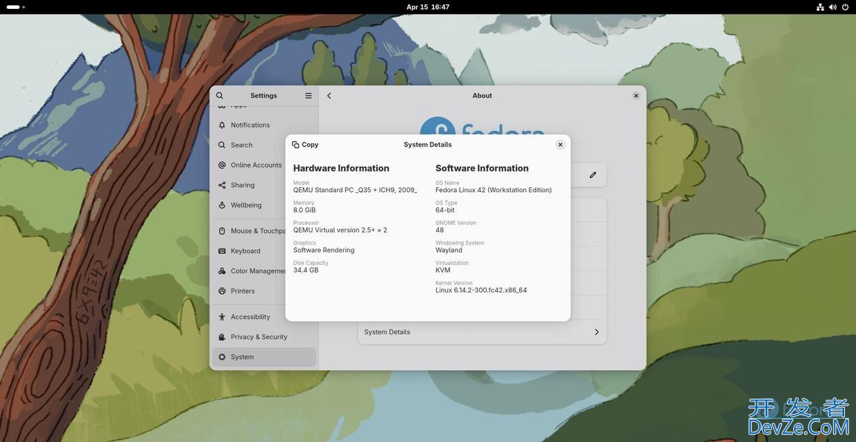 Fedora Linux 42 稳定版发布: 带来大量新功能和软件更新