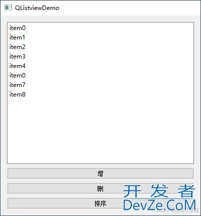 Python QListView教程的实现