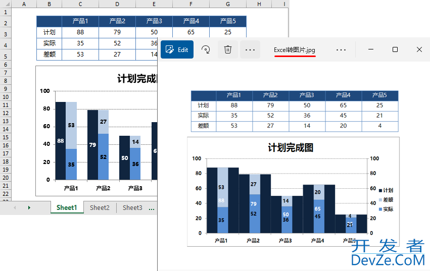C#实现将Excel表格转换为图片(JPG/ PNG)