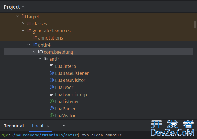 Java使用ANTLR4对Lua脚本语法校验详解