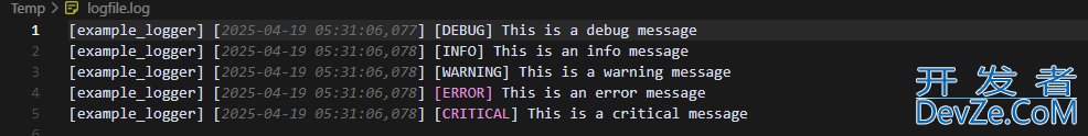 Python日志模块Logging使用指北(最新推荐)