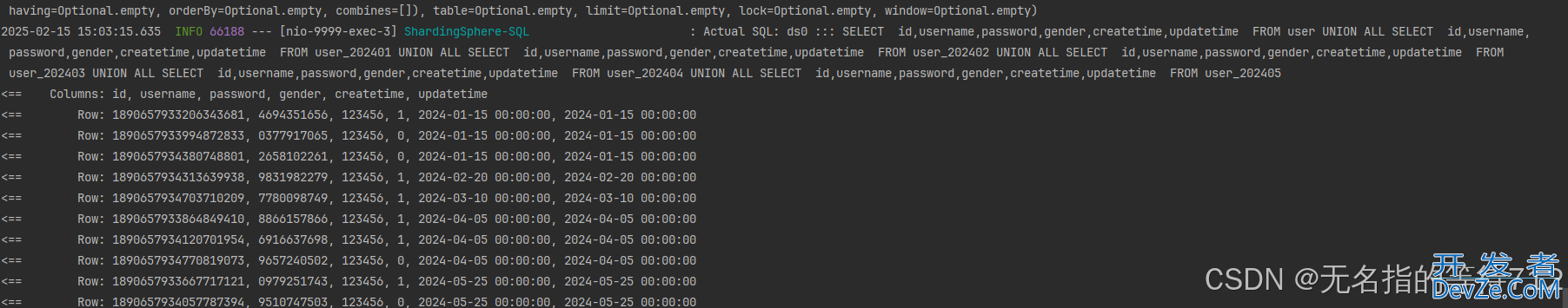 SpringBoot+shardingsphere实现按月分表功能教程