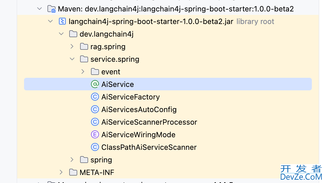 在springboot 中使用 AIService的方法