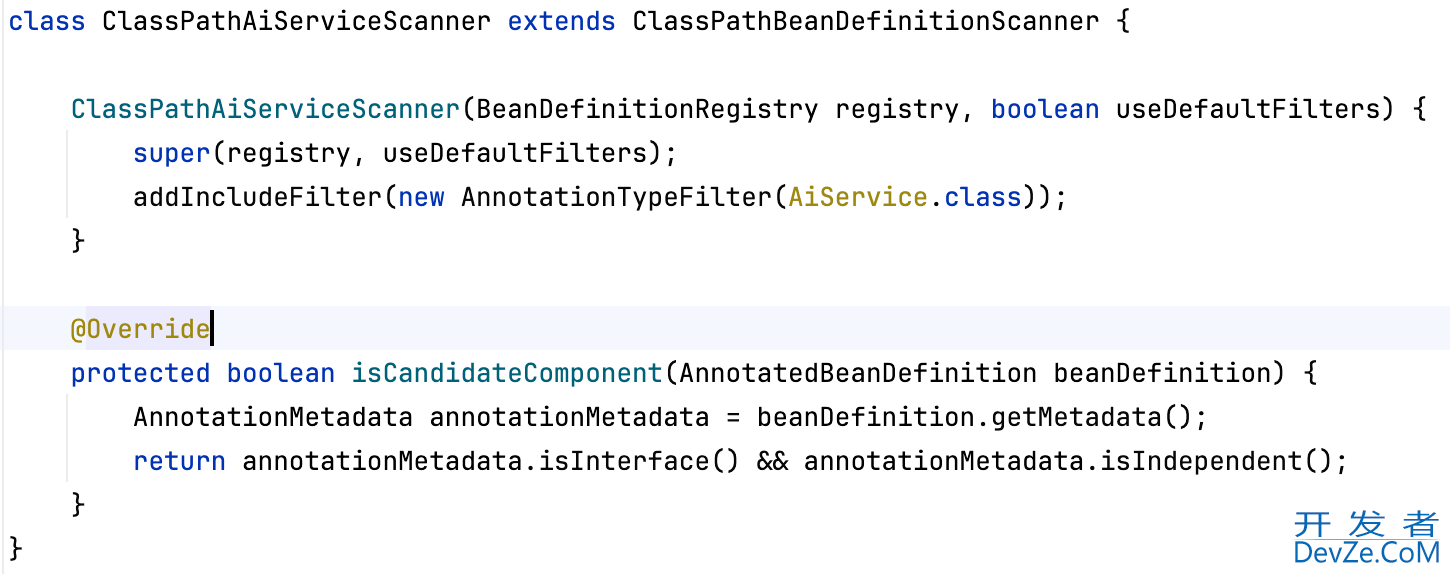 在springboot 中使用 AIService的方法