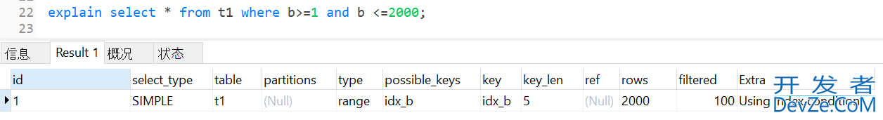 Mysql中条件字段有索引,但使用不了索引的几种场景详解