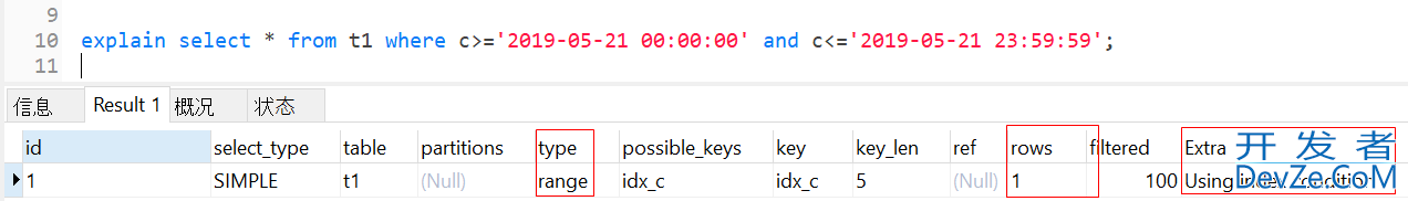 Mysql中条件字段有索引,但使用不了索引的几种场景详解