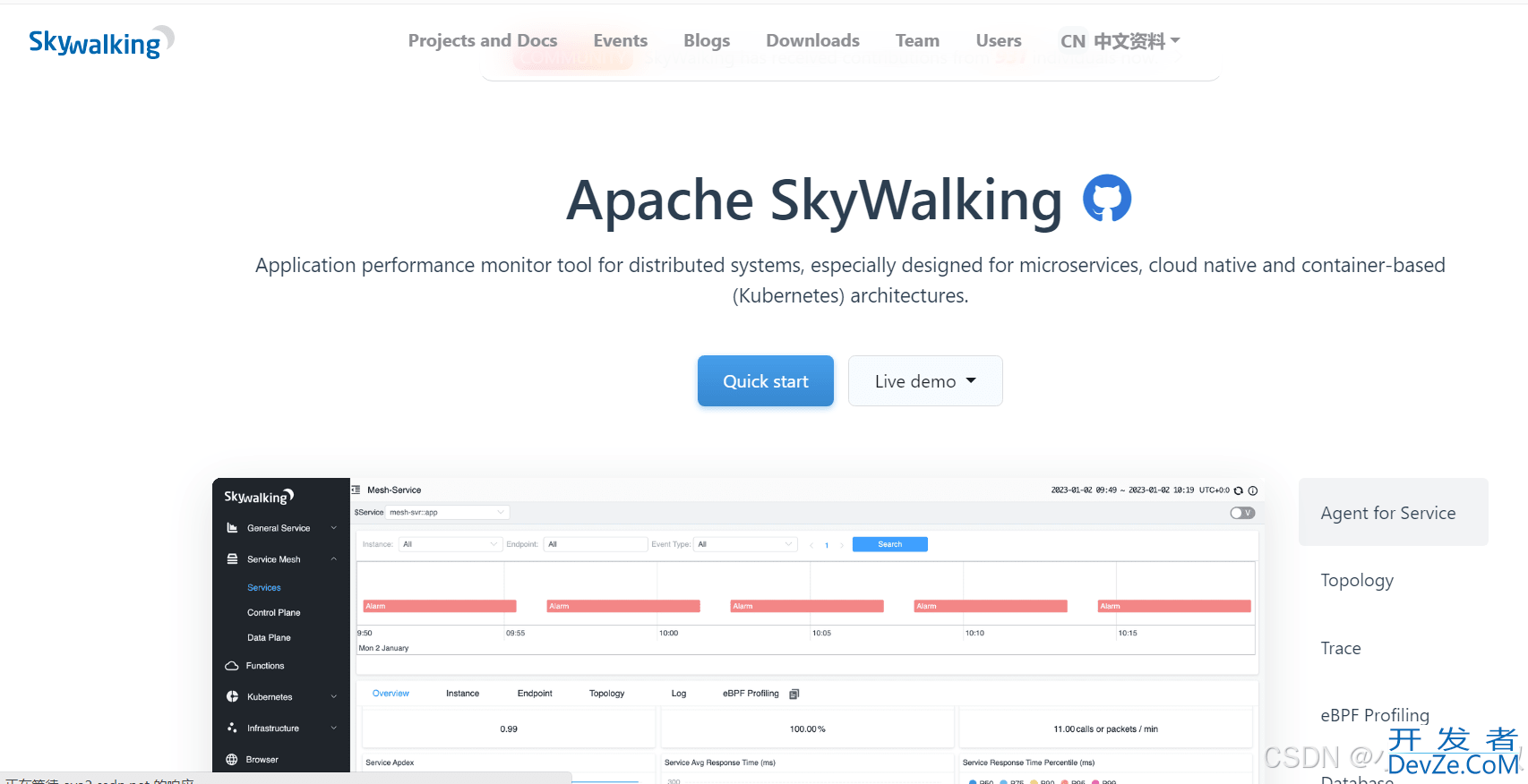 SpringBoot制作Docker镜像接入SkyWalking的详细过程