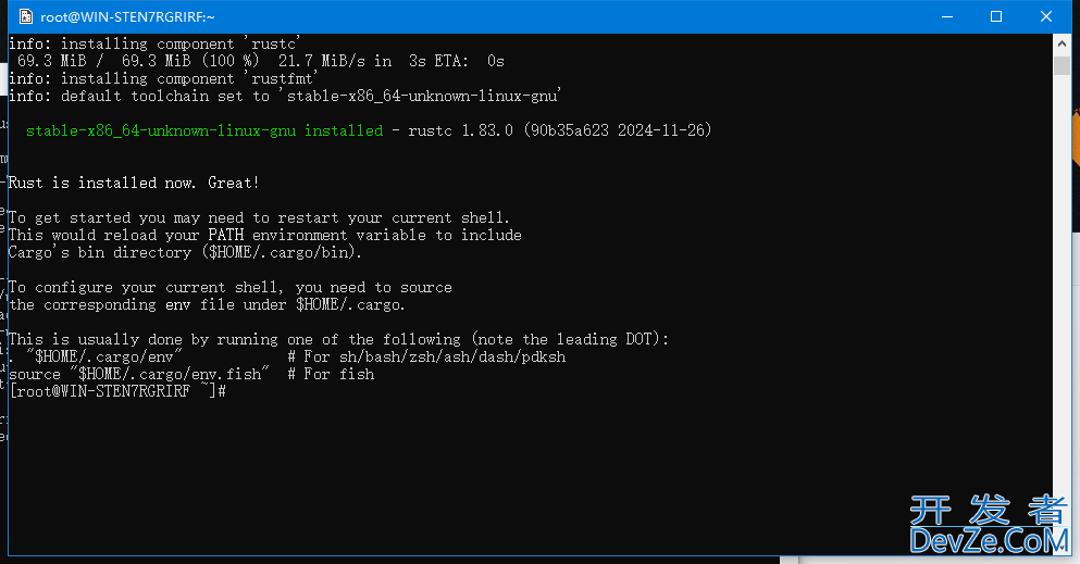 使用win10 wsl子系统如何将 rust 程序静态编译为linux可执行文件