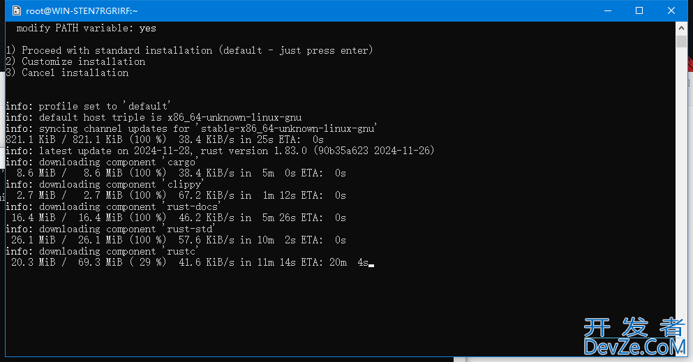 使用win10 wsl子系统如何将 rust 程序静态编译为linux可执行文件